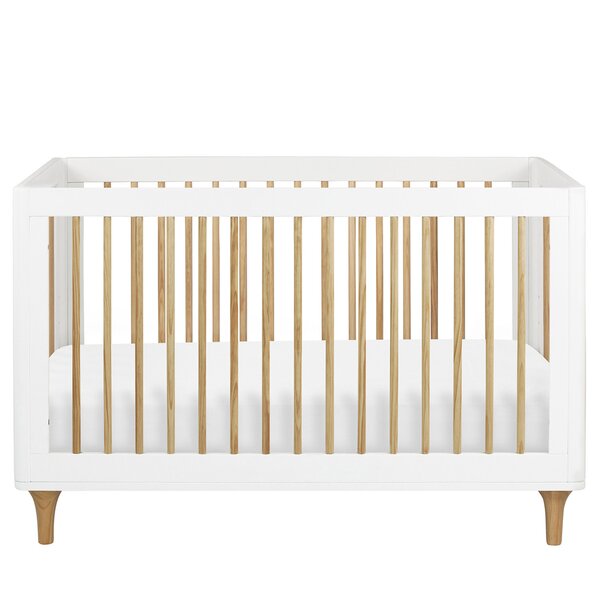 White and shop wood baby crib